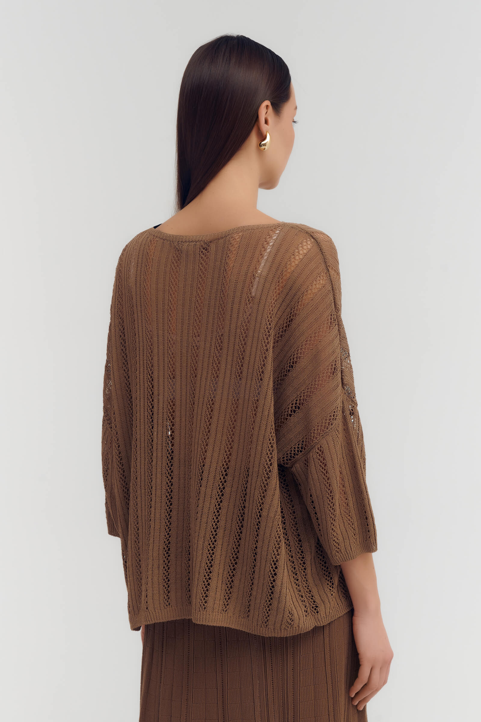 Джемпер свободного кроя Бренд Sarah Pacini