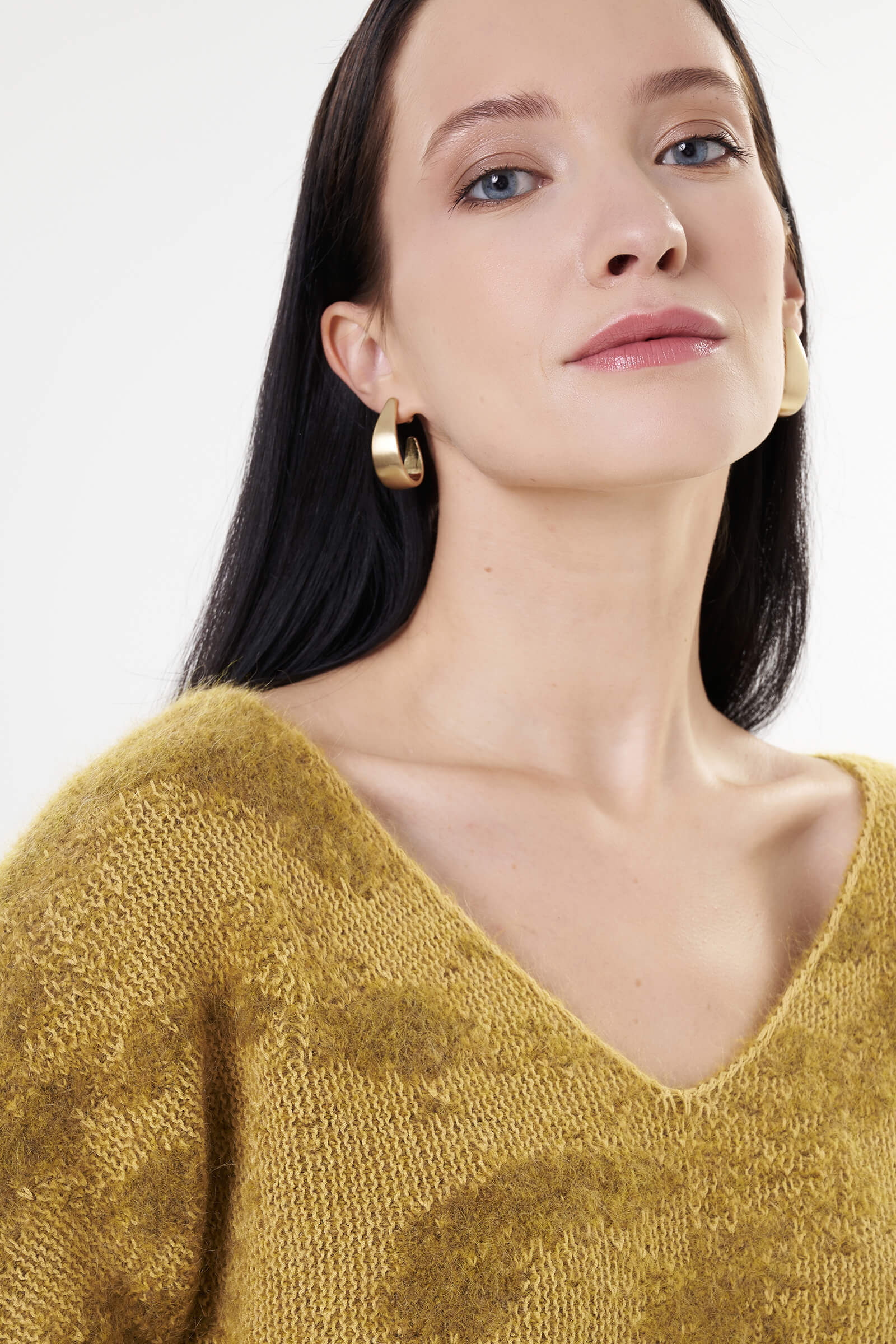 Пуловер с мохером и шерстью Бренд Sarah Pacini