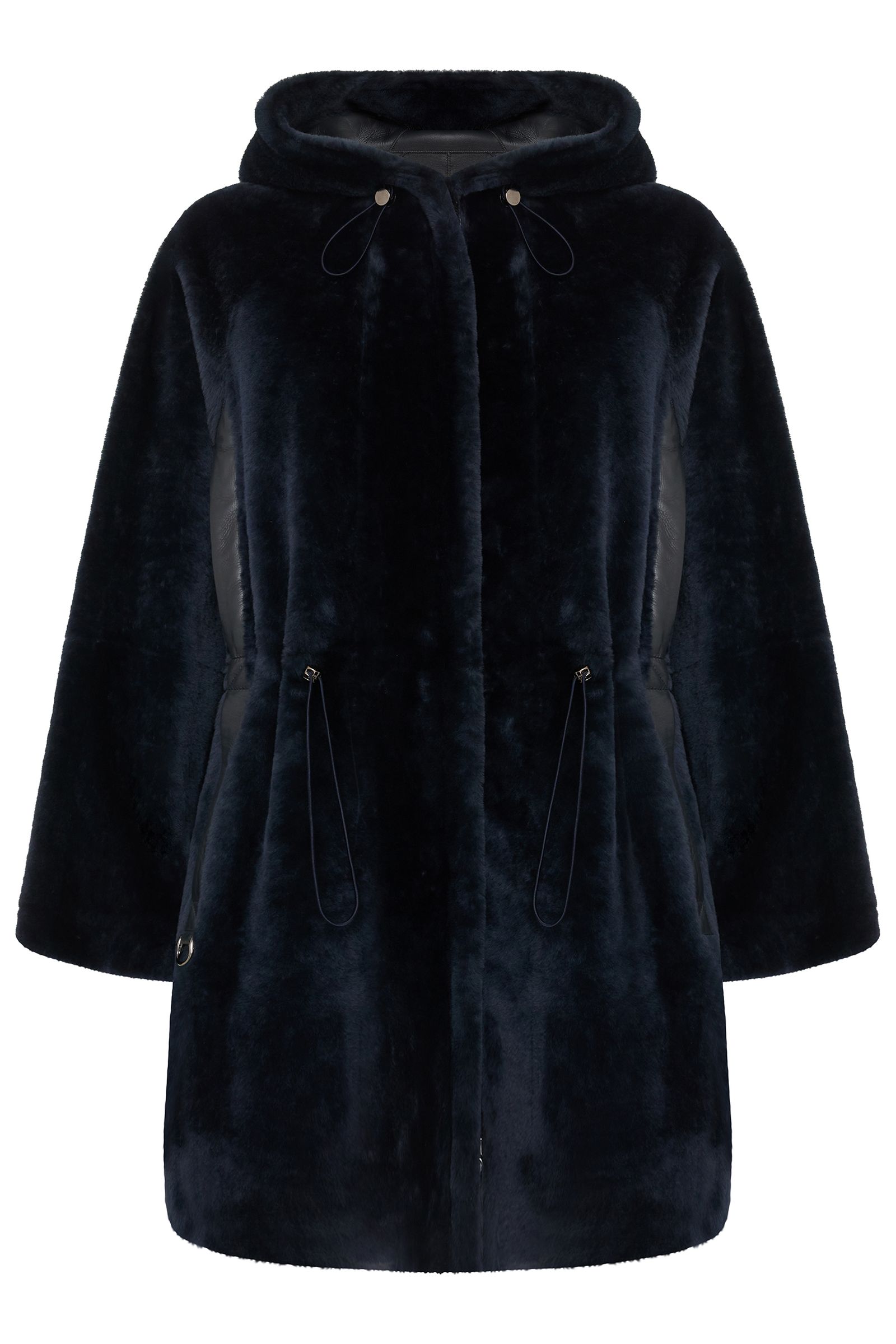 Удлиненная дубленка из натурального меха Бренд Caterina Leman