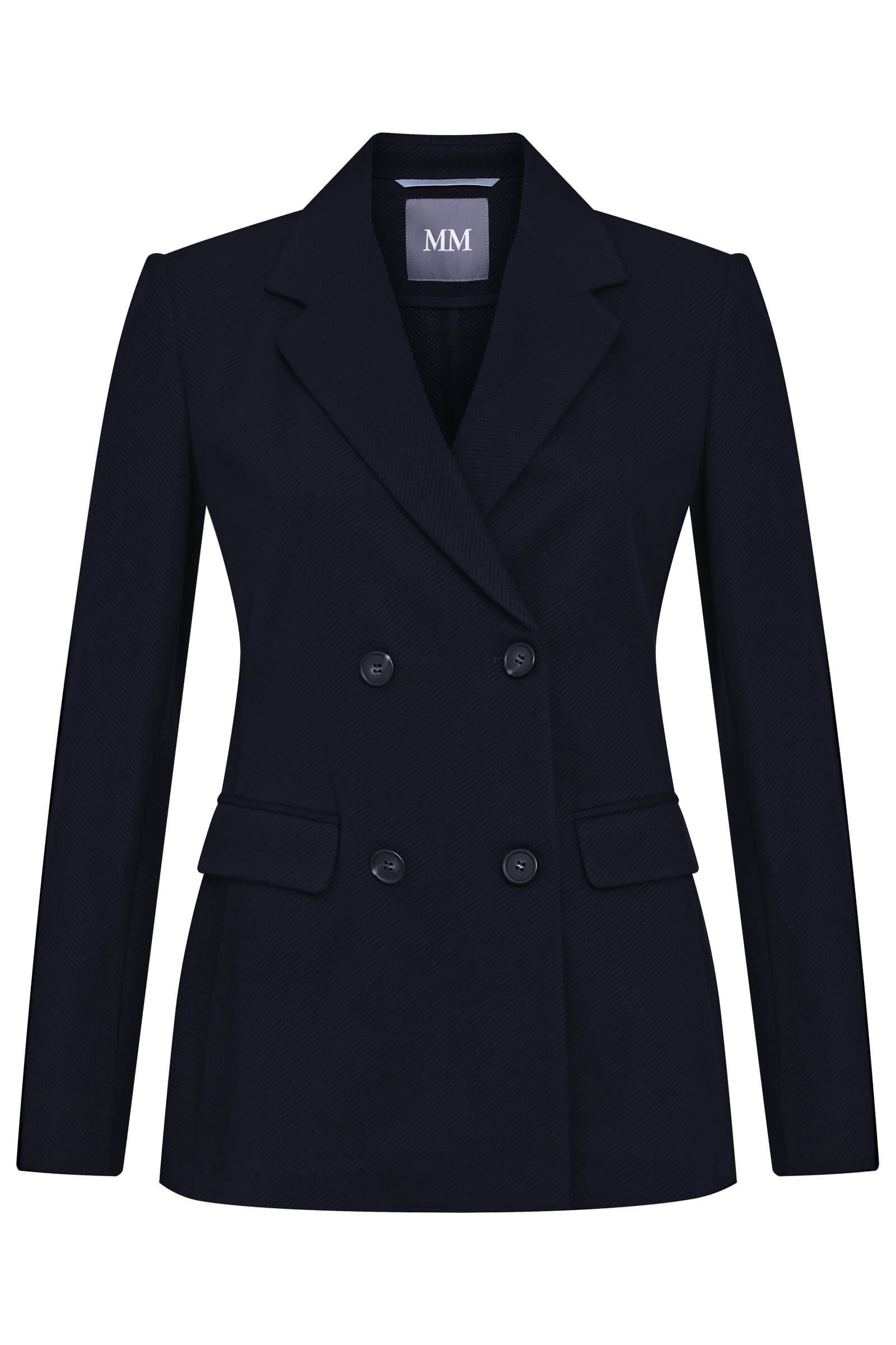 Двубортный пиджак из хлопка Бренд MM