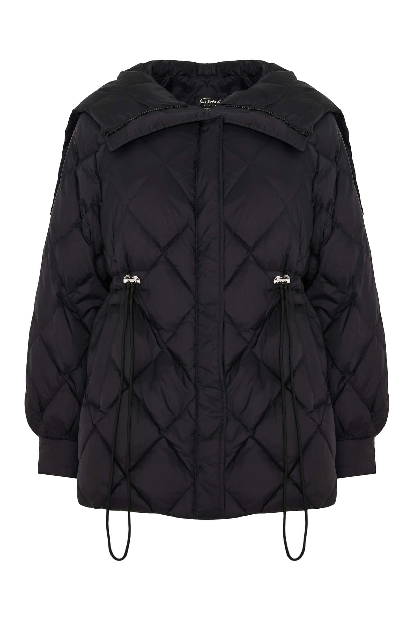 Стеганая куртка с капюшоном-трансформером Бренд Caterina Leman