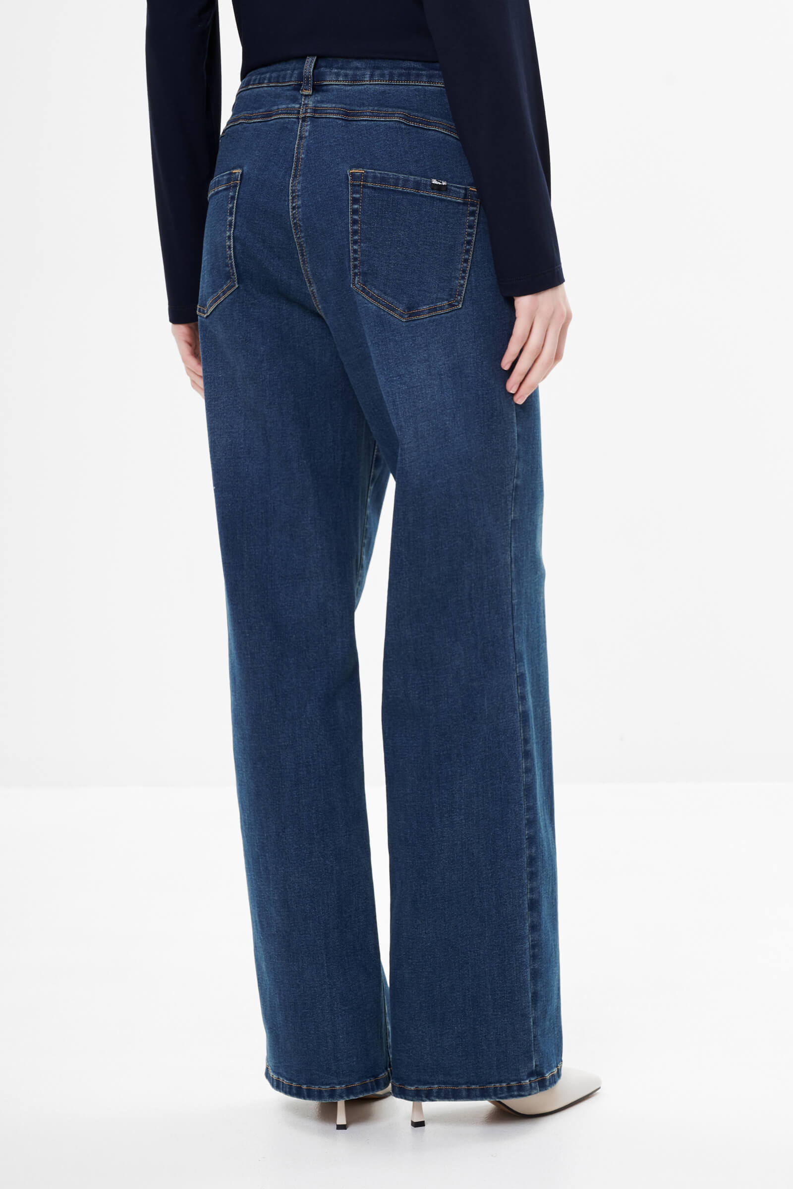 Джинсы с высокой посадкой Бренд Luisa Viola