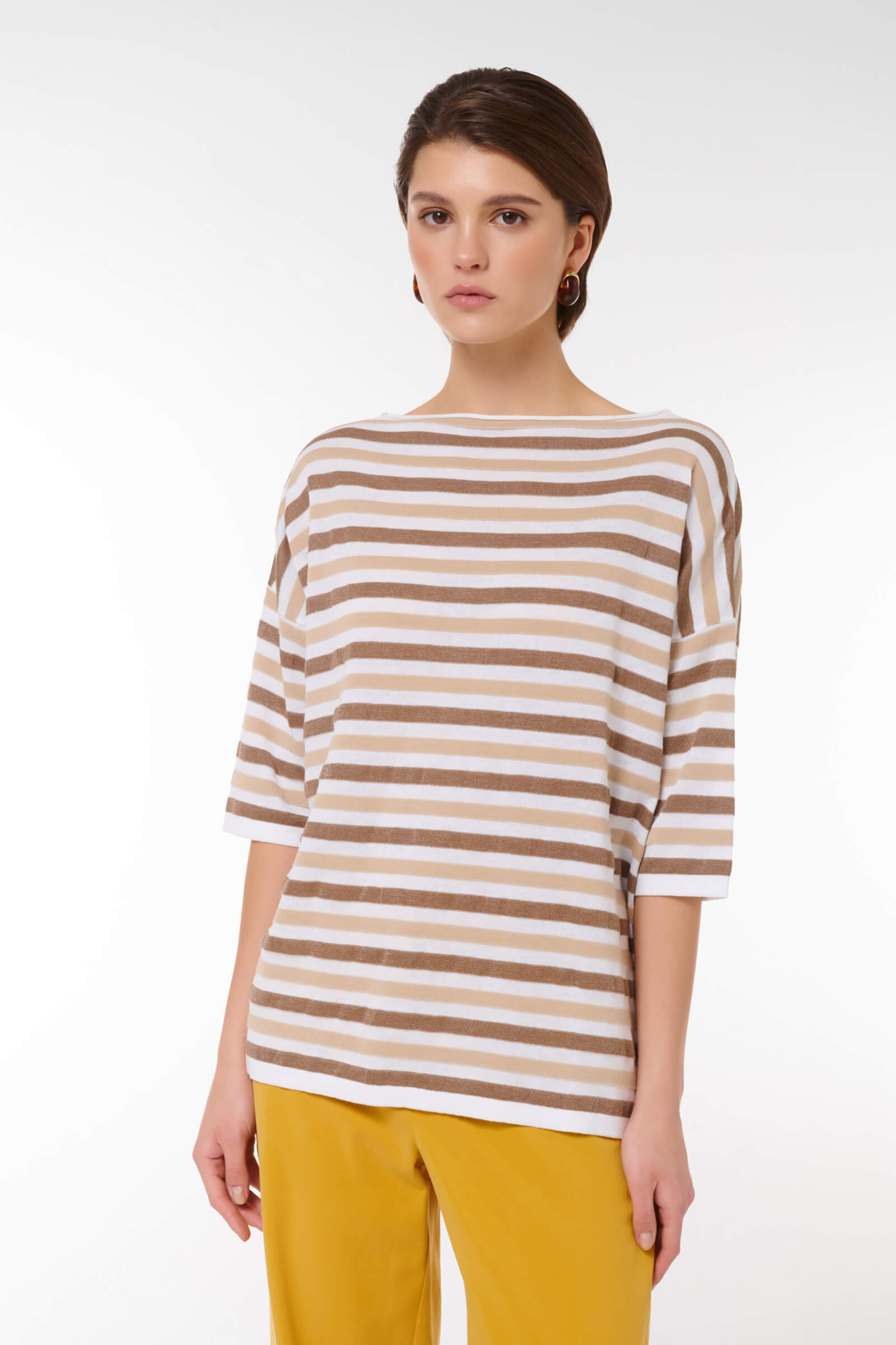 Джемпер свободного кроя цвета Мультиколор 