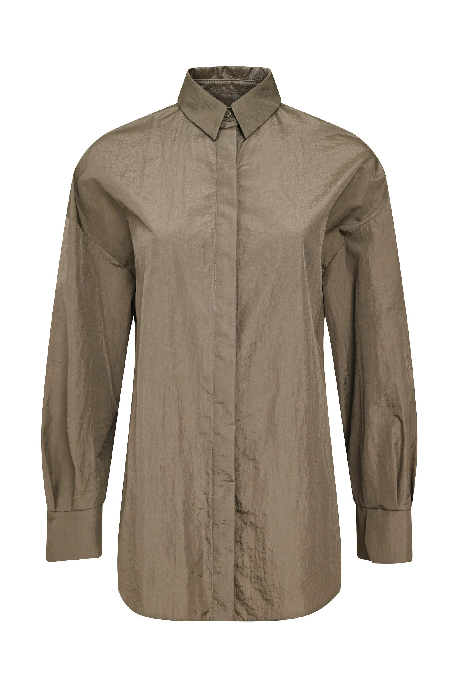 Рубашка из ткани с жатым эффектом Бренд MM