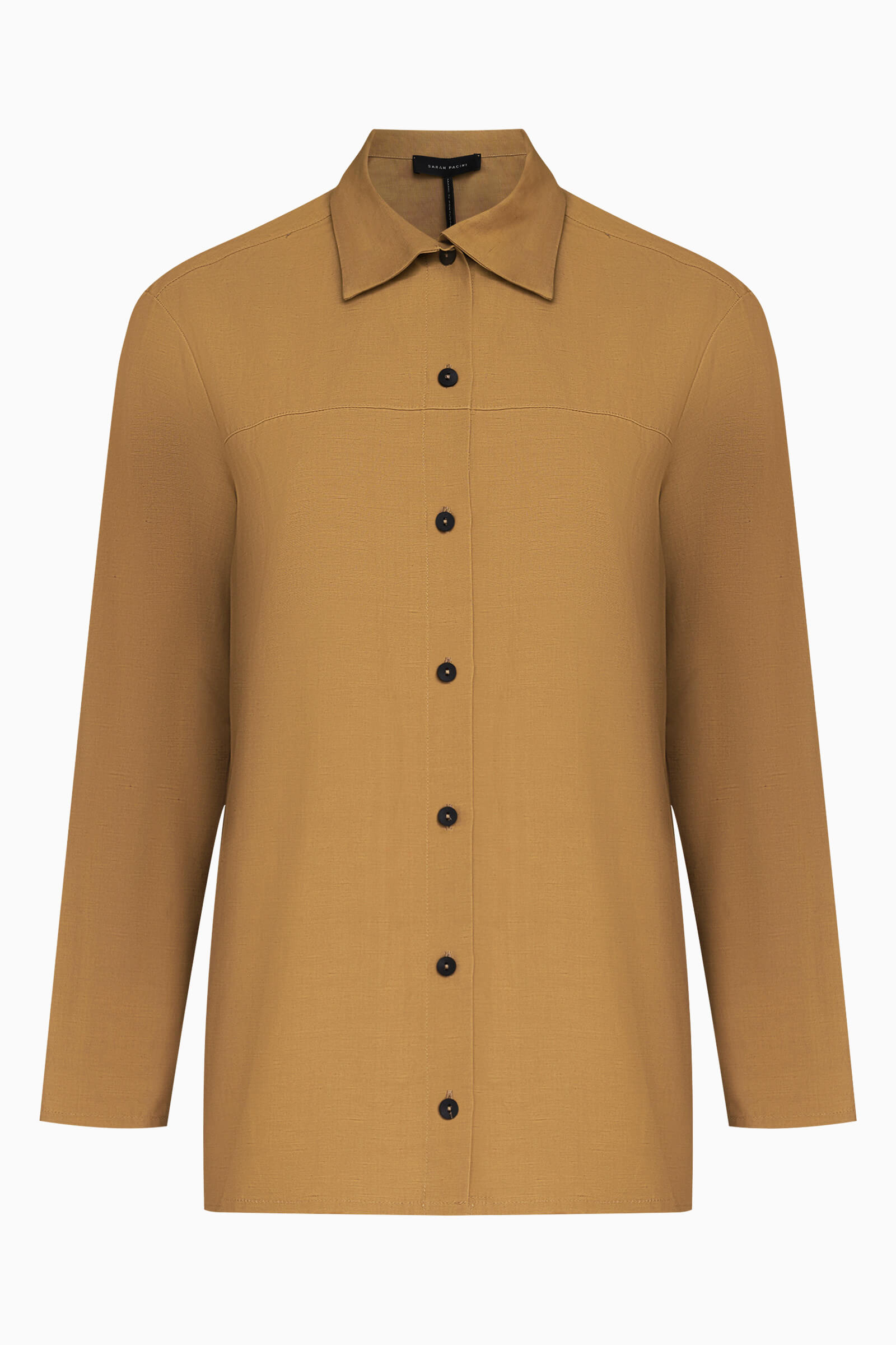 Рубашка с добавлением льна Бренд Sarah Pacini