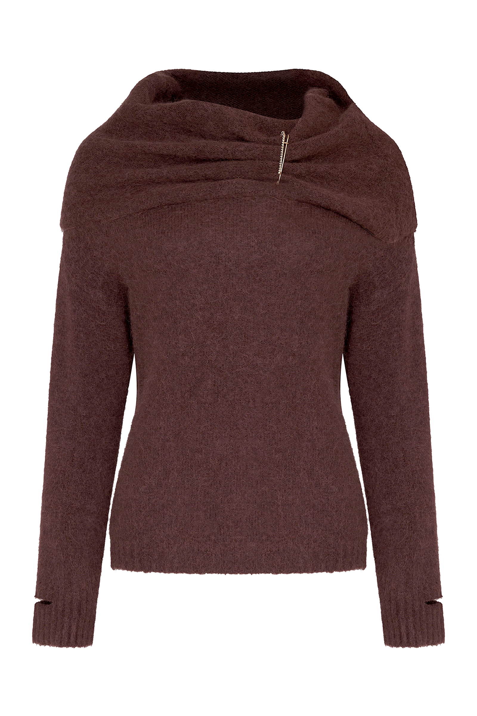 Джемпер с открытыми плеами Бренд Milva Mi