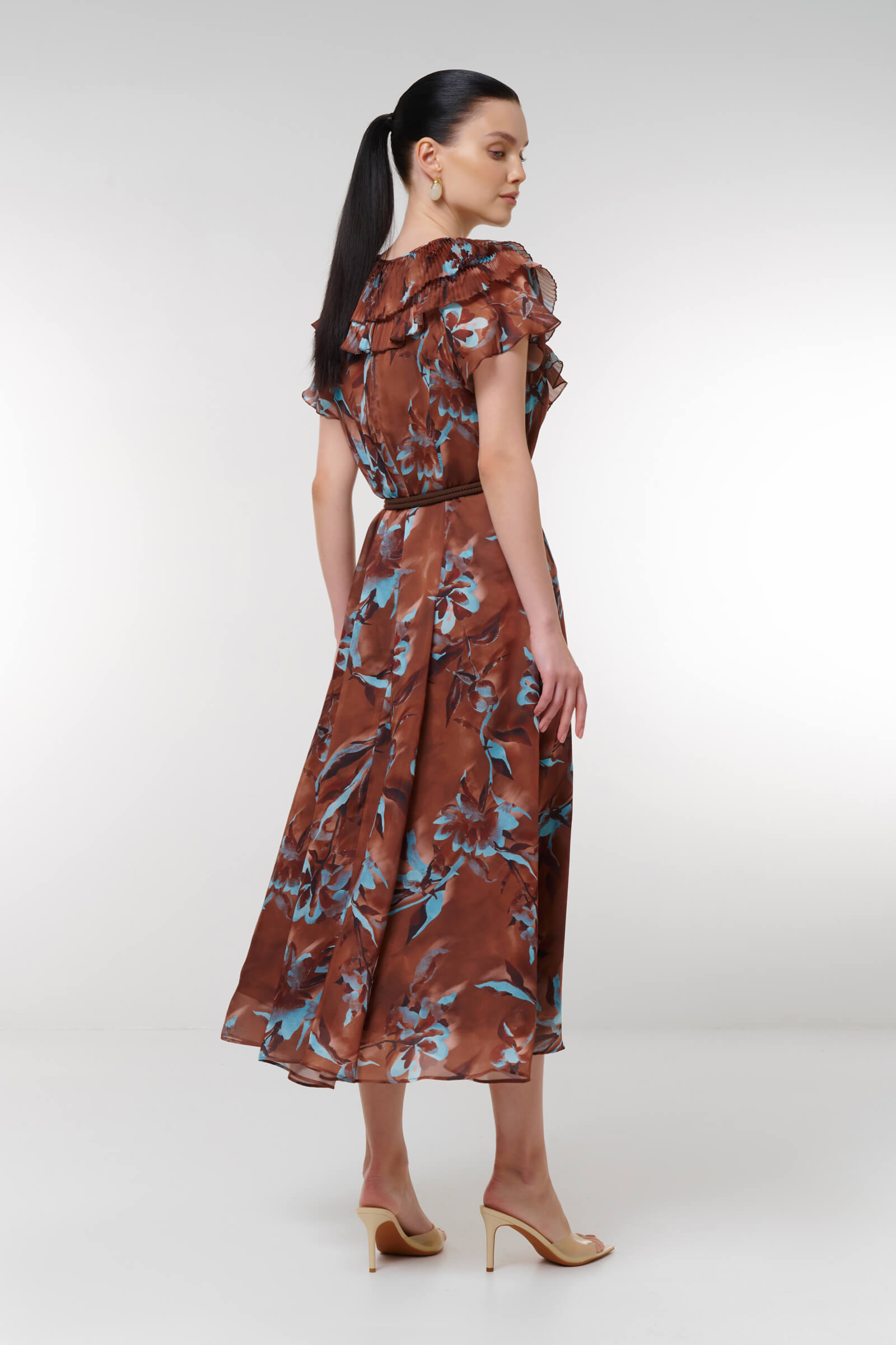 Платье с цветочным принтом Бренд Caterina Leman