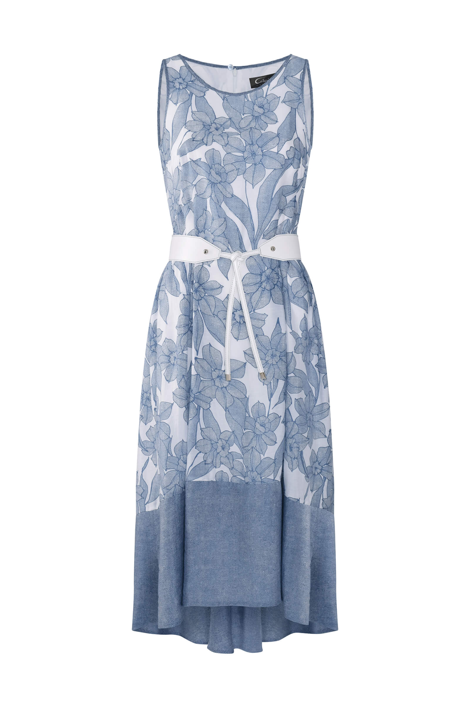 Платье с цветочным принтом цвета Мультиколор 