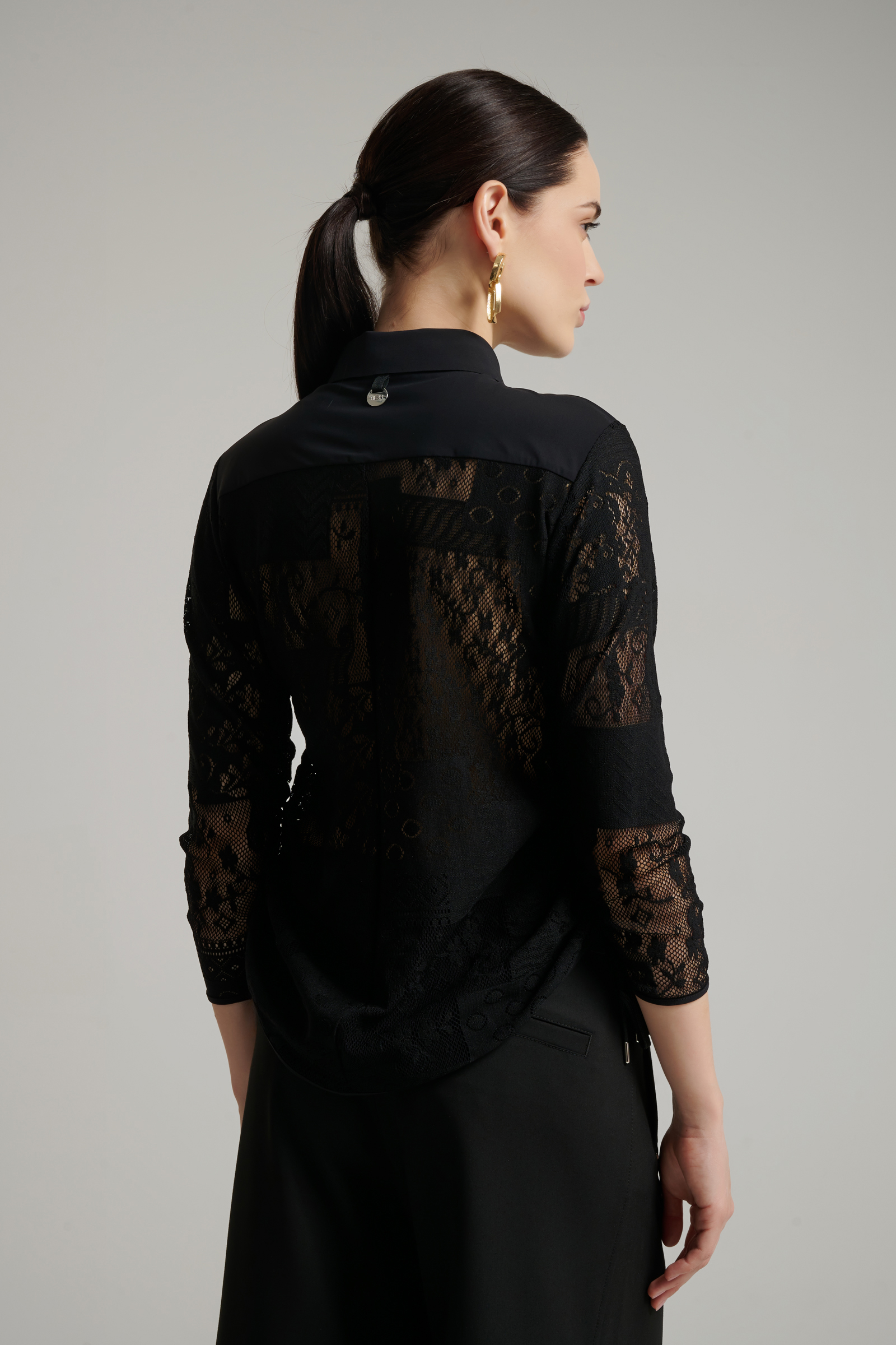 Рубашка из кружева Бренд High