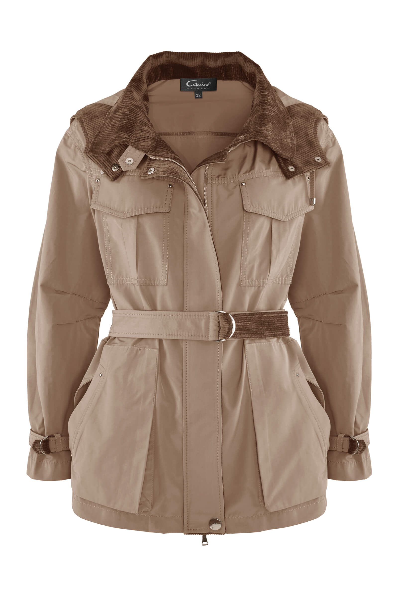 Куртка с вельветовыми вставками Бренд Caterina Leman