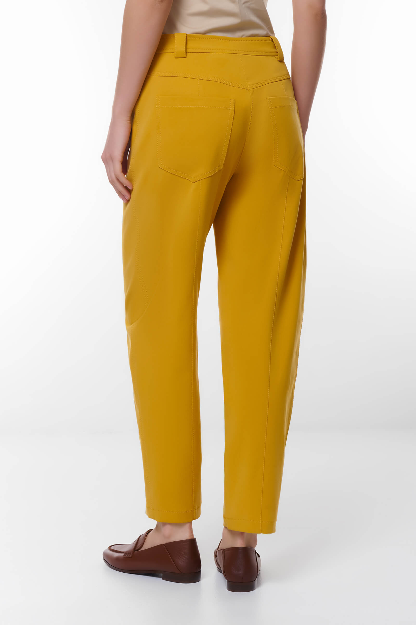 Укороченные брюки-багги Бренд Caterina Leman