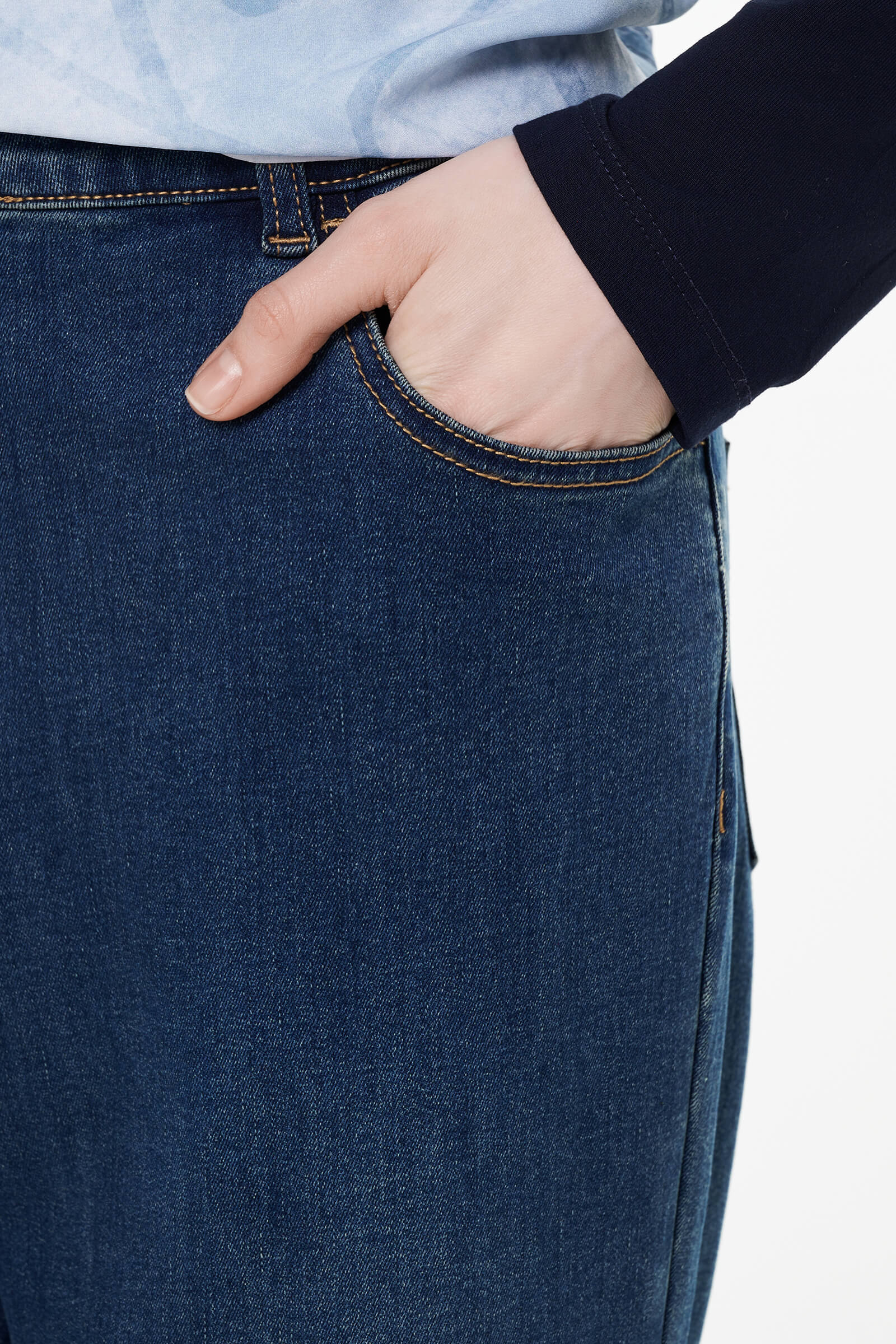 Джинсы с высокой посадкой Бренд Luisa Viola