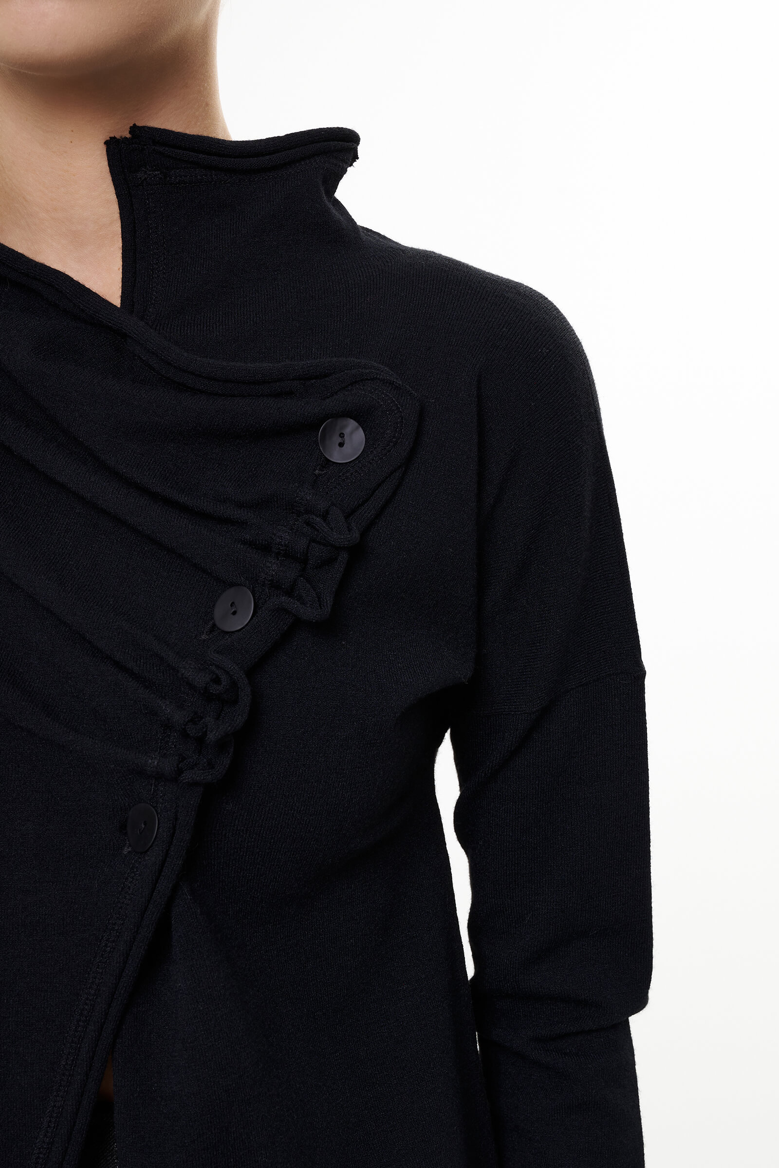 Асимметричный кардиган с драпировкой Бренд Sarah Pacini