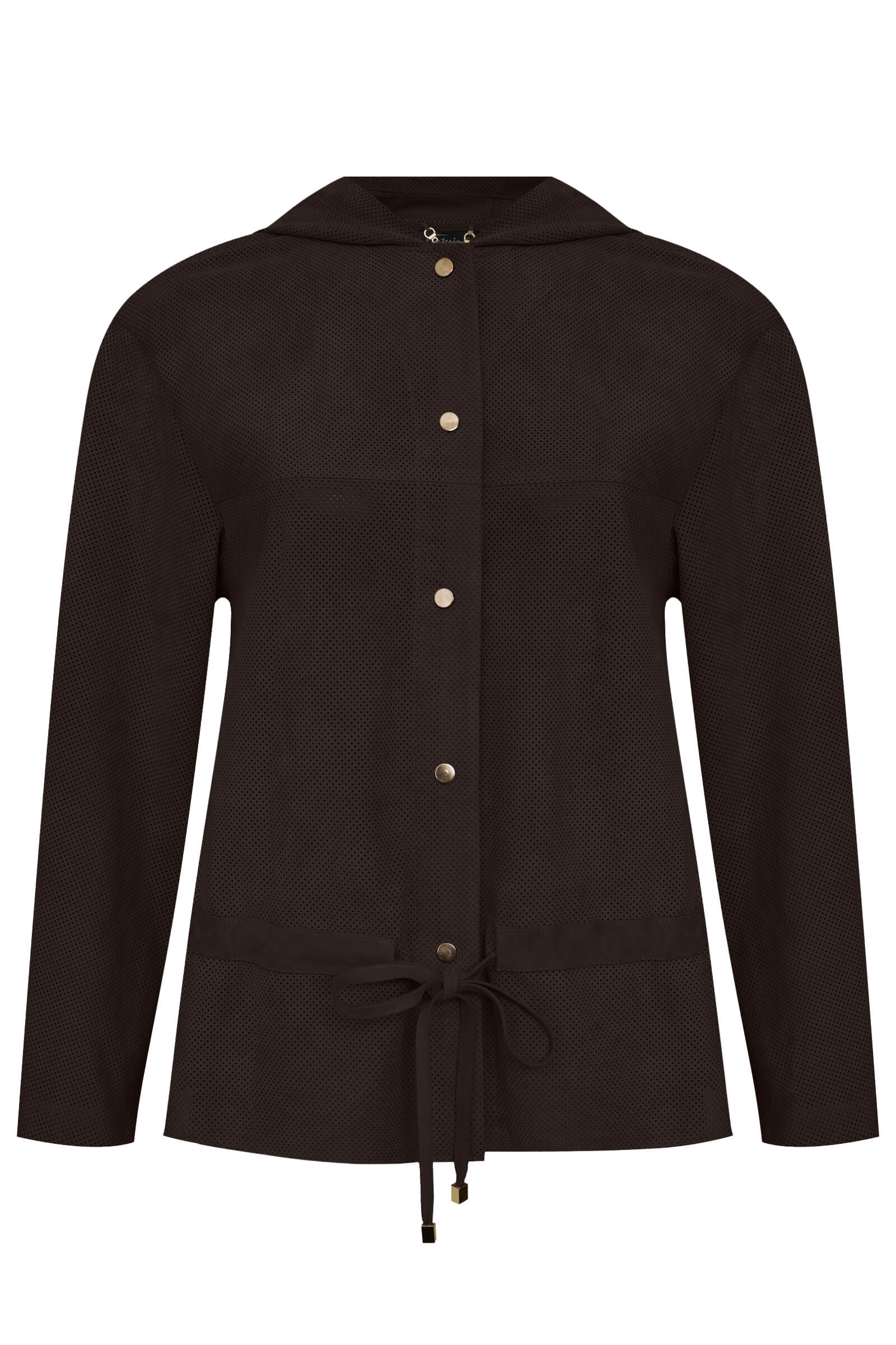 Куртка с перфорацией из натуральной кожи Бренд Caterina Leman