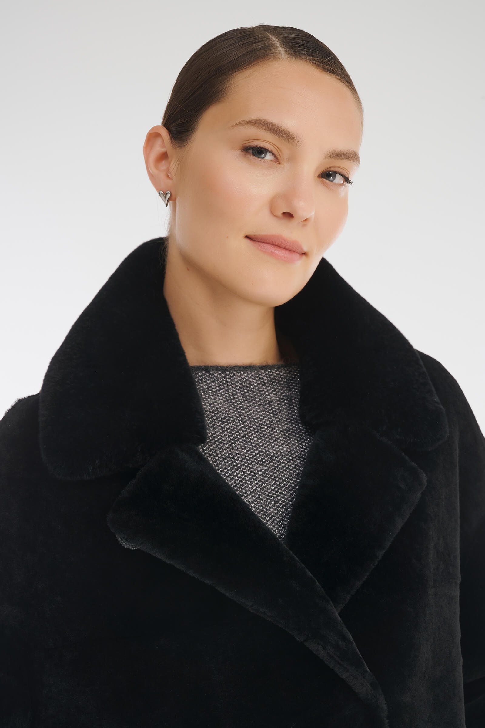 Комбинированная дубленка Бренд Caterina Leman