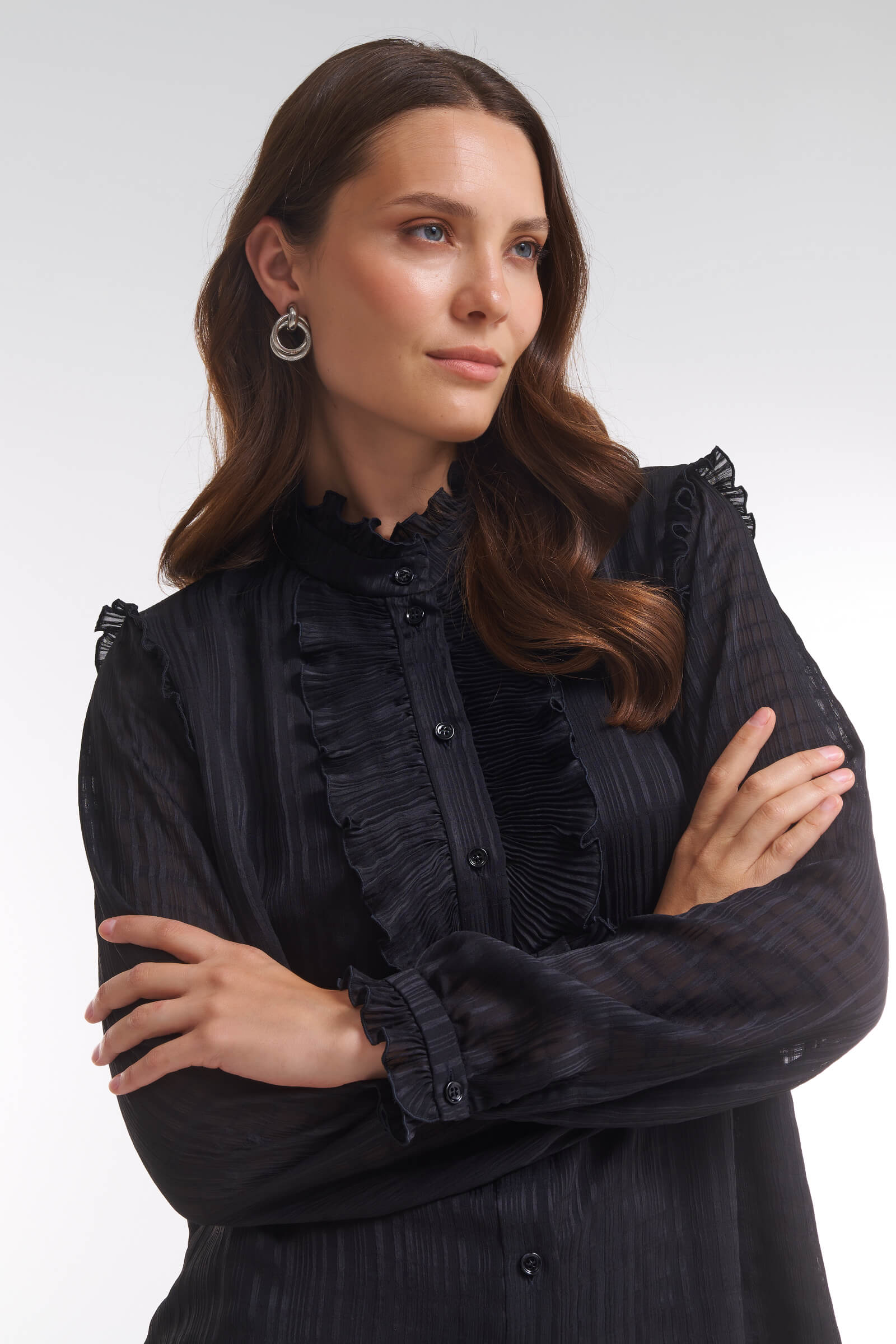 Блузка с воланами Бренд Caterina Leman