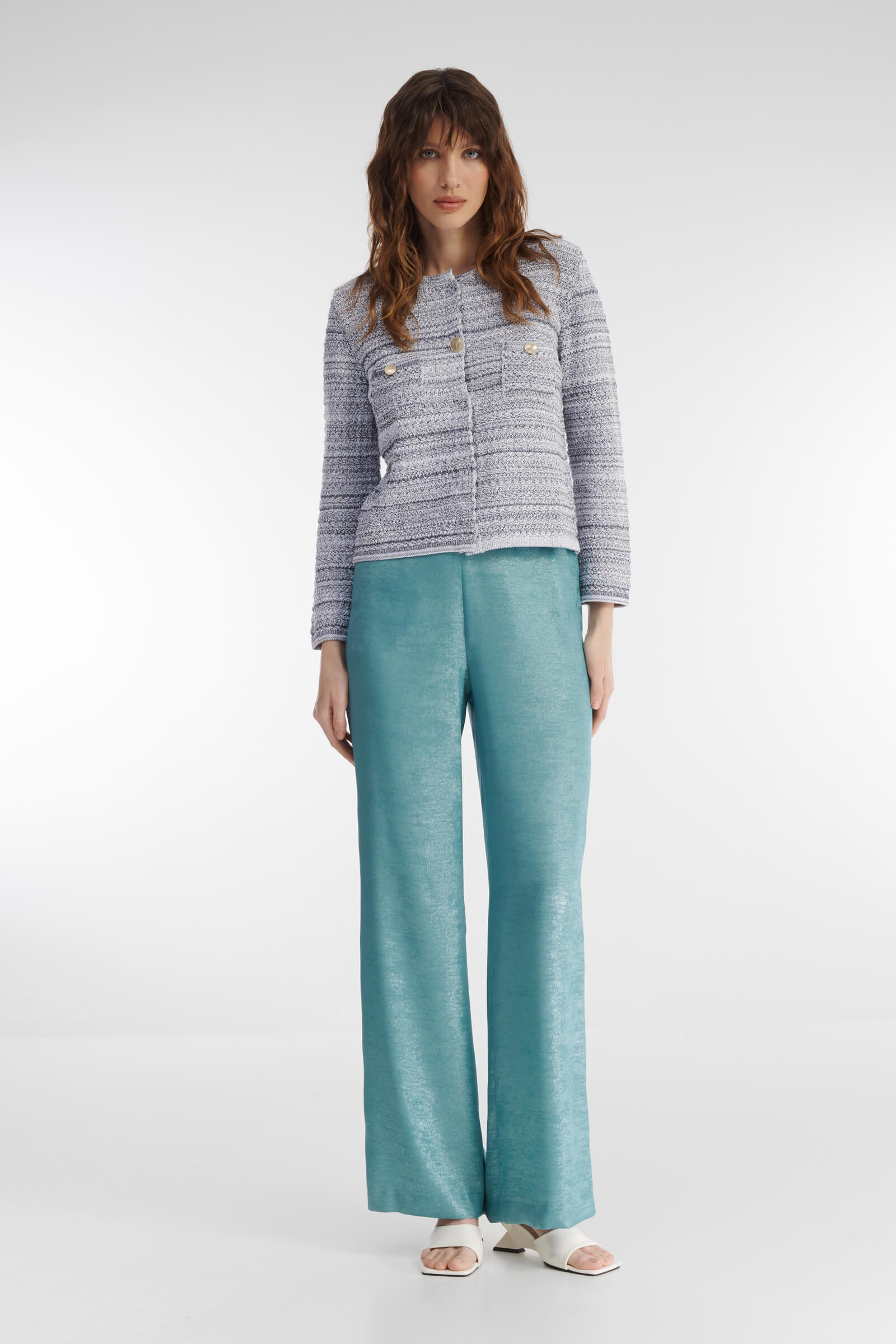 Кардиган с накладными карманами Бренд Caterina Leman