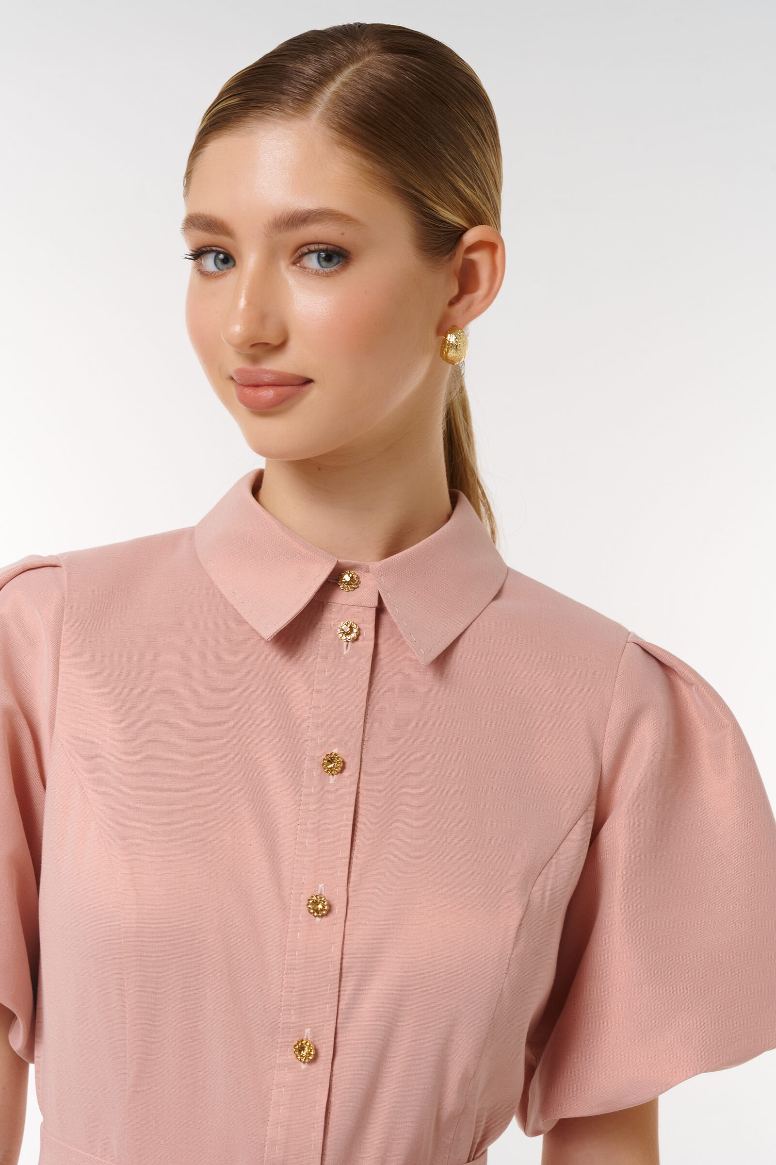 Платье миди с поясом Бренд Caterina Leman