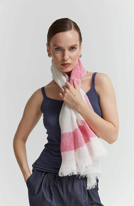 Льняной палантин Бренд Rocco Ragni