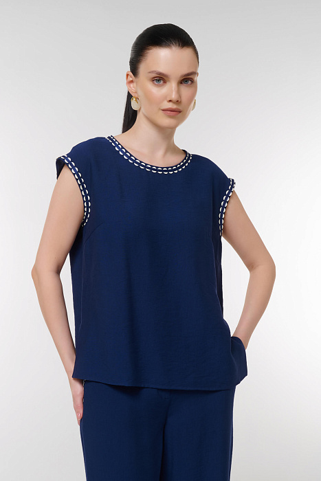 Топ с окантовкой Бренд Caterina Leman