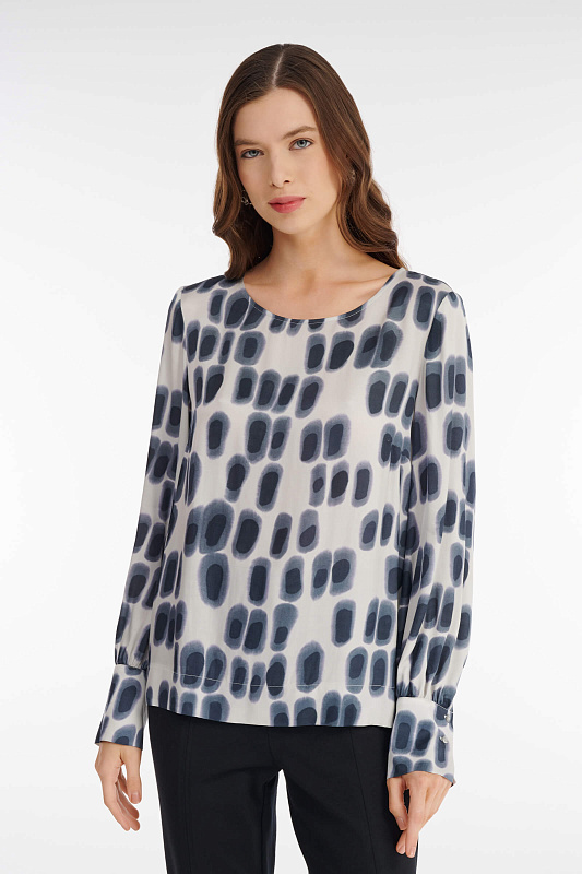 Блузка с принтом Бренд Diana Gallesi