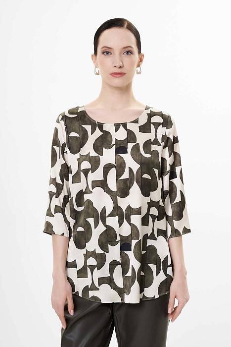 Блузка с рукавом 3/4 Бренд Diana Gallesi