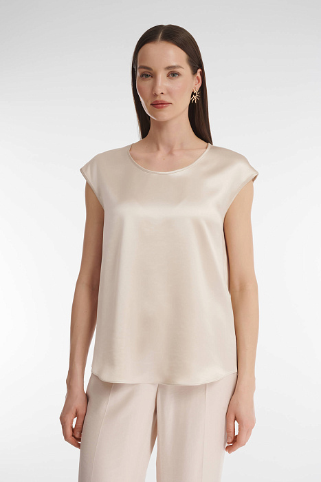 Топ с круглым вырезом Бренд Caterina Leman
