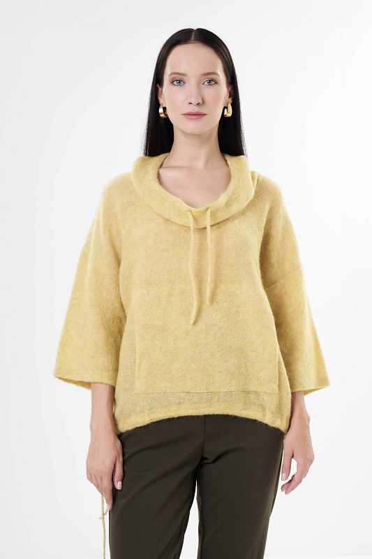 Джемпер из шерсти и мохера Бренд Sarah Pacini