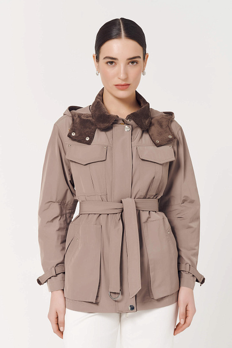 Куртка с вельветовыми вставками Бренд Caterina Leman