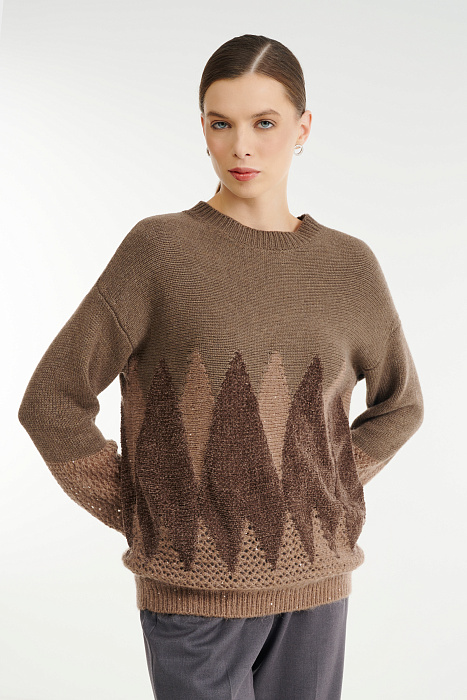 Джемпер с пайетками Бренд Rocco Ragni