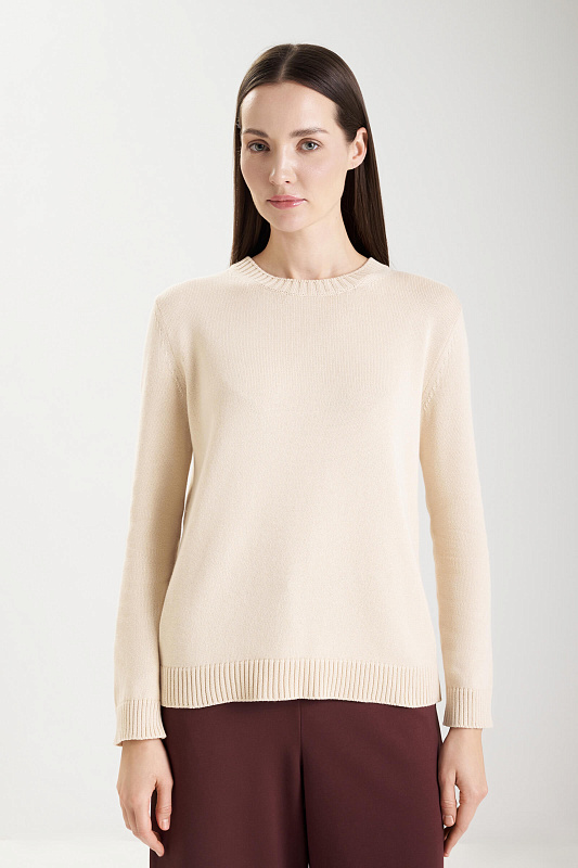 Хлопковый джемпер с узором на спине Бренд MM