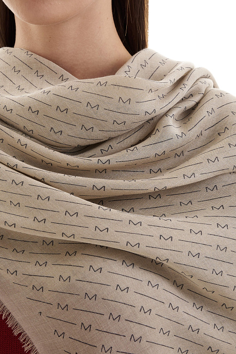 Платок из модала и шерсти Бренд MM