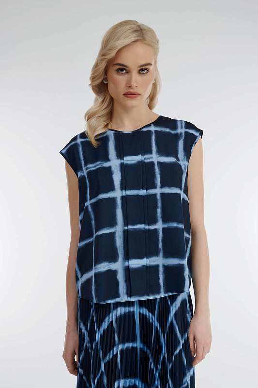 Топ с бантовой складкой Бренд Caterina Leman