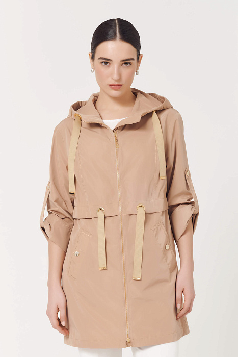 Удлиненная куртка с капюшоном Бренд Caterina Leman