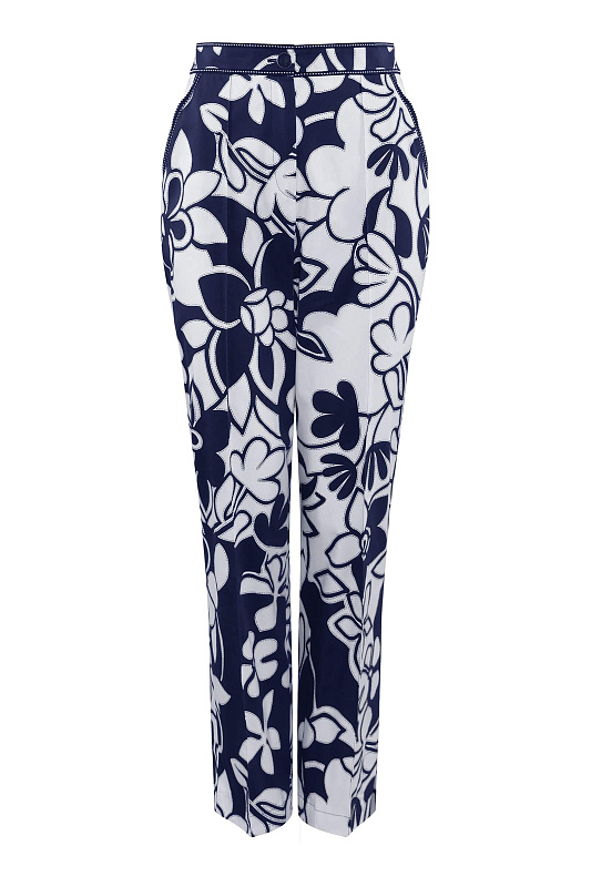 Зауженные брюки из хлопка Бренд Caterina Leman