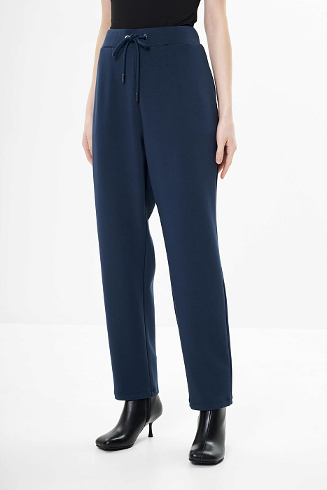 Зауженные брюки с поясом на кулиске Бренд Luisa Viola