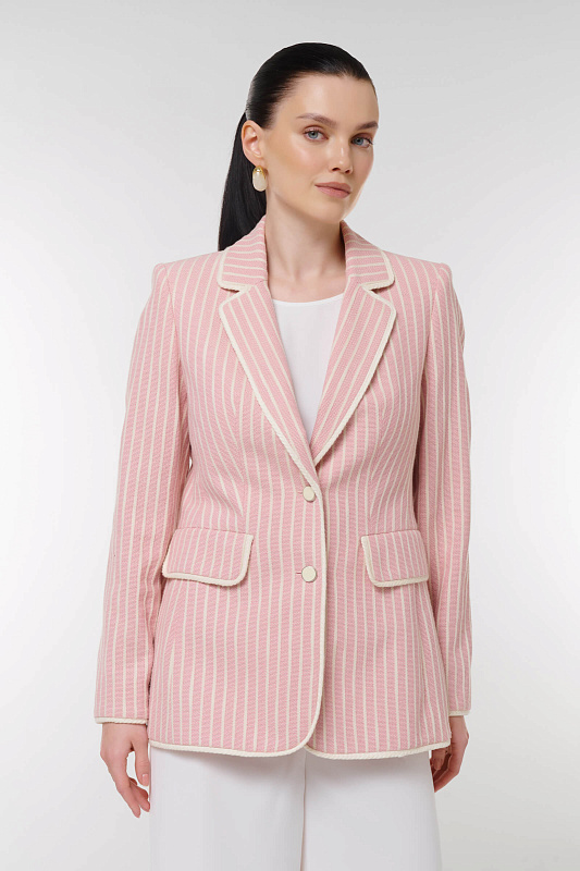 Приталенный жакет в полоску Бренд Caterina Leman