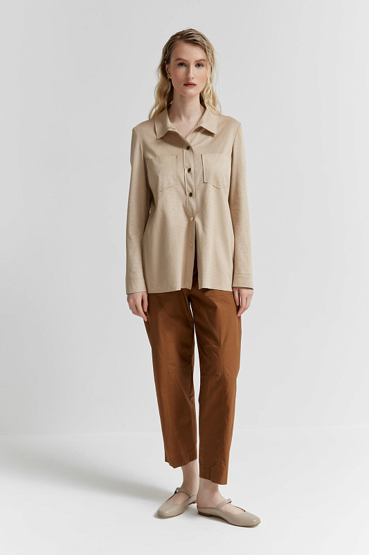 Рубашка с перфорацией Бренд Diana Gallesi