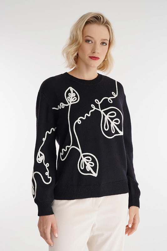 Джемпер с узором Бренд Diana Gallesi