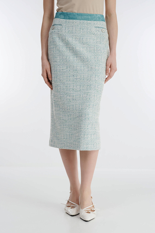 Юбка мидакси с нитями люрекса Бренд Caterina Leman