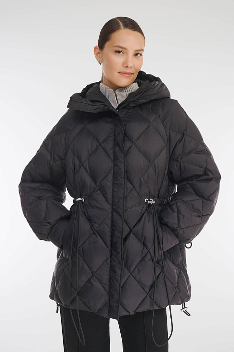 Стеганая куртка с капюшоном-трансформером Бренд Caterina Leman