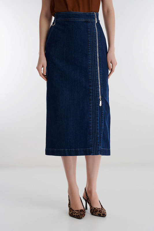 Джинсовая юбка-карандаш Бренд Caterina Leman