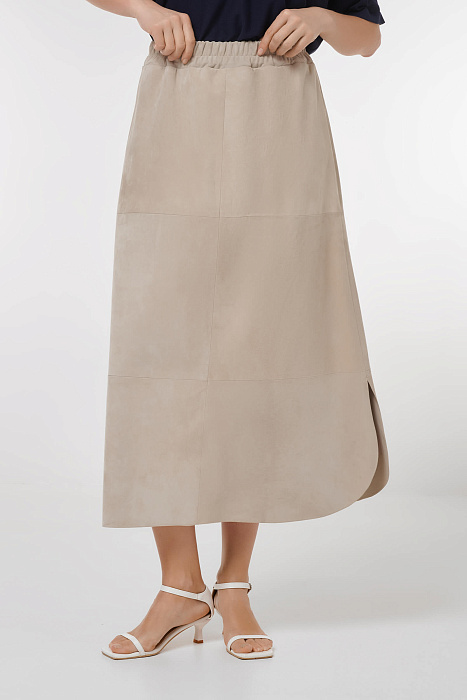 Юбка из натуральной кожи Бренд Caterina Leman