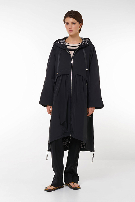 Длинный плащ с капюшоном Бренд Caterina Leman