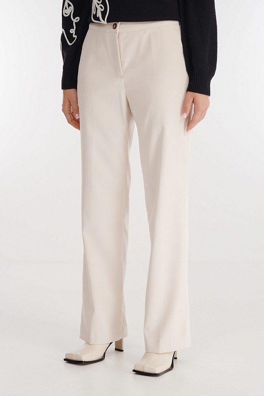 Вельветовые брюки со стрелками Бренд Diana Gallesi