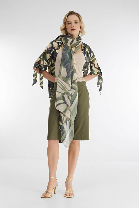 Принтованный палантин Бренд Diana Gallesi