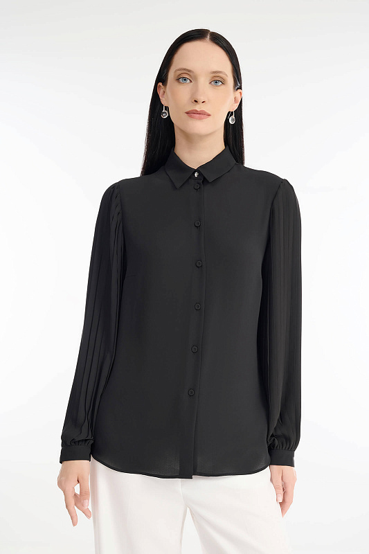 Рубашка с плиссировкой Бренд Diana Gallesi