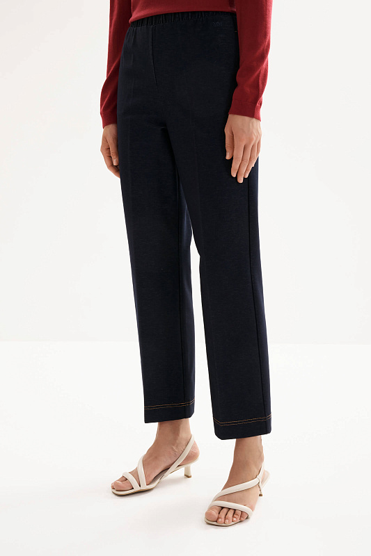 Хлопковые брюки со стрелками Бренд MM