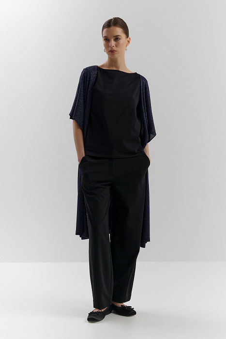 Удлиненный кардиган с люрексом Бренд Rocco Ragni