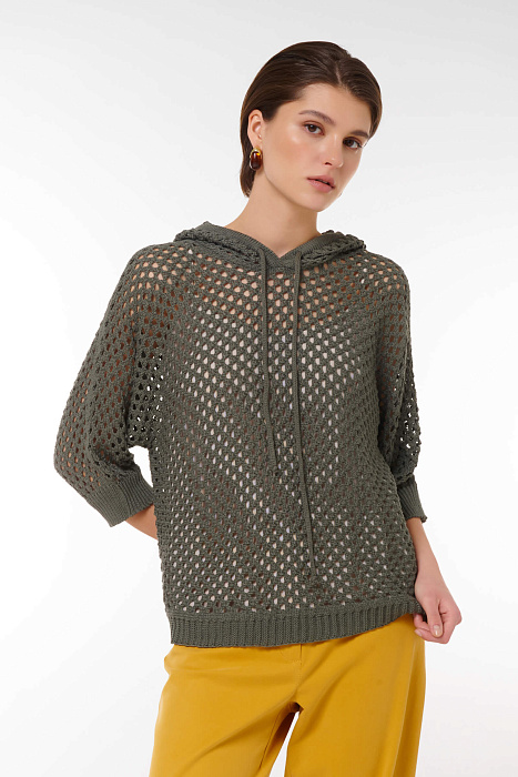 Джемпер с перфорацией Бренд Caterina Leman